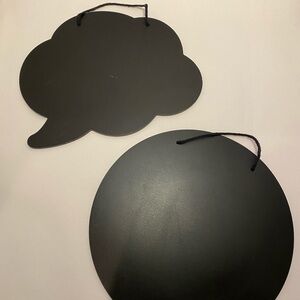 Chalkboard Speech Bubble and Circle